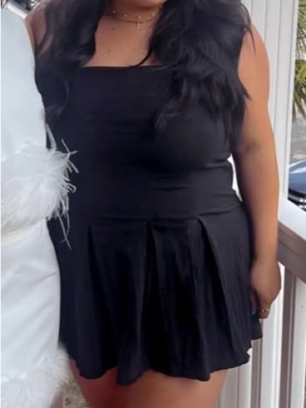 Free People Black Strapless Dress
